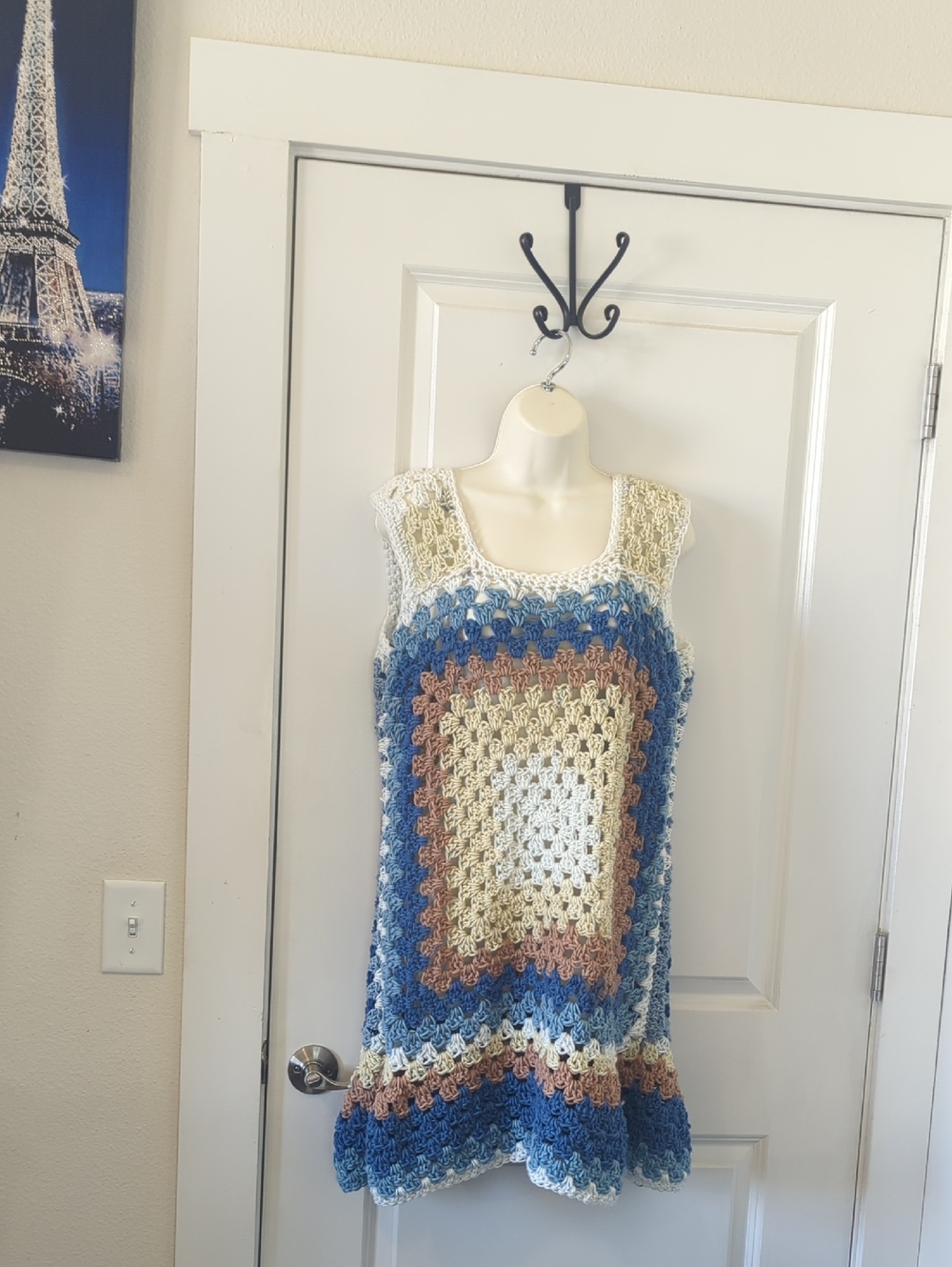 NWOT MTBD Crochet Mini Dress/Cover-up